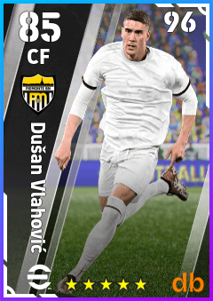 Dušan Vlahović — CF, OVR 85, MAX 96