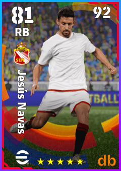 Jesús Navas — RB, OVR 81, MAX 92