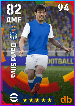 David Silva — AMF, OVR 82, MAX 94