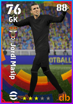 Jordi Masip — GK, OVR 76, MAX 88
