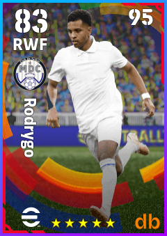 Rodrygo eFootball player card