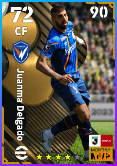Juanma Delgado — CF, OVR 72, MAX 90