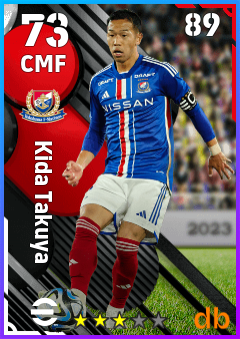 Kida Takuya — CMF, OVR 73, MAX 89