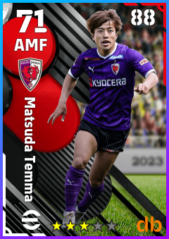 Matsuda Temma eFootball player card