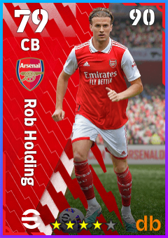 Rob Holding — CB, OVR 79, MAX 90