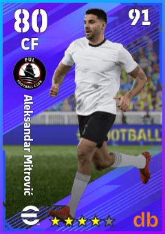 Aleksandar Mitrović — CF, OVR 80, MAX 91