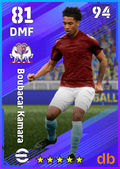 Boubacar Kamara — DMF, OVR 81, MAX 94