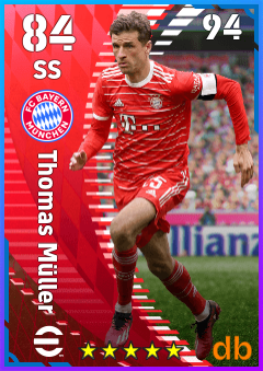 Thomas Müller — SS, OVR 84, MAX 94