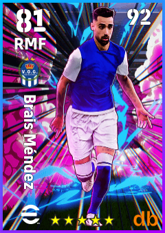 Brais Méndez — RMF, OVR 81, MAX 92