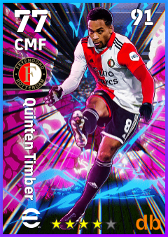 Quinten Timber — CMF, OVR 77, MAX 91
