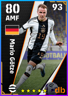 Mario Götze — AMF, OVR 80, MAX 93