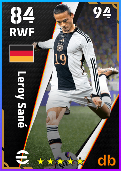 Leroy Sané eFootball player card