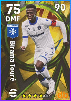 Birama Touré — DMF, OVR 75, MAX 90