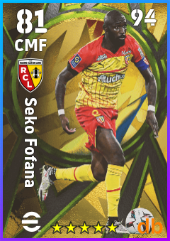 Seko Fofana — CMF, OVR 81, MAX 94