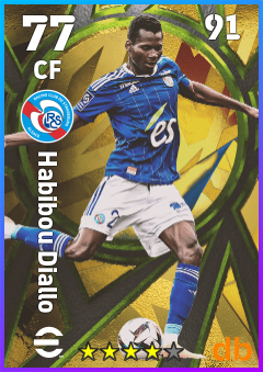Habibou Diallo — CF, OVR 77, MAX 91
