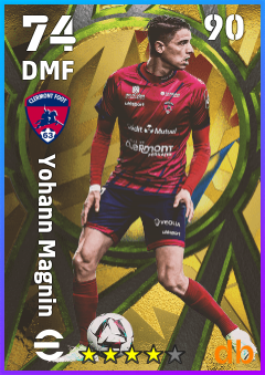 Yohann Magnin — DMF, OVR 74, MAX 90