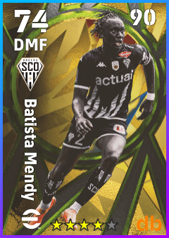 Batista Mendy — DMF, OVR 74, MAX 90