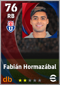 Fabián Hormazábal — RB, OVR 76, MAX 76