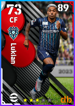 Lukian — CF, OVR 73, MAX 89
