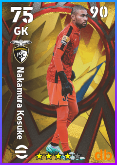 Nakamura Kosuke — GK, OVR 75, MAX 90