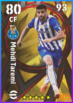 Mehdi Taremi — CF, OVR 80, MAX 93