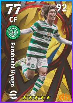 Furuhashi Kyogo — CF, OVR 77, MAX 92