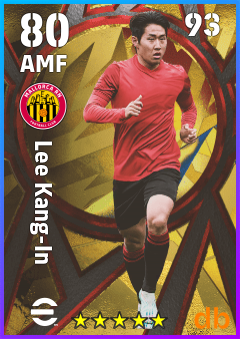 Lee Kang-In — AMF, OVR 80, MAX 93