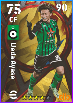 Ueda Ayase — CF, OVR 75, MAX 90