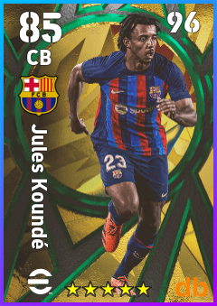 Jules Koundé — CB, OVR 85, MAX 96