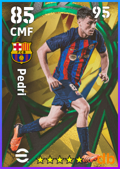Pedri eFootball player card