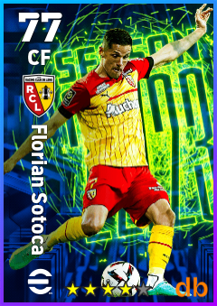 Florian Sotoca — CF, OVR 77, MAX 77
