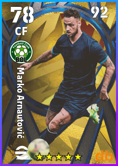 Marko Arnautović — CF, OVR 78, MAX 92