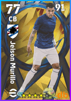Jeison Murillo — CB, OVR 77, MAX 91