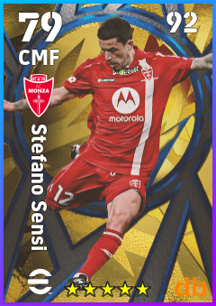 Stefano Sensi — CMF, OVR 79, MAX 92