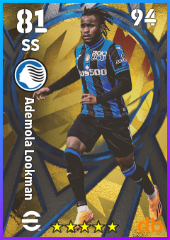 Ademola Lookman — SS, OVR 81, MAX 94