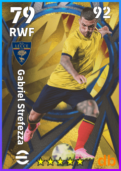 Gabriel Strefezza — RWF, OVR 79, MAX 92