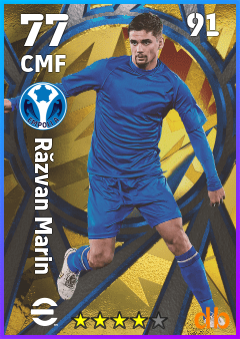 Răzvan Marin — CMF, OVR 77, MAX 91