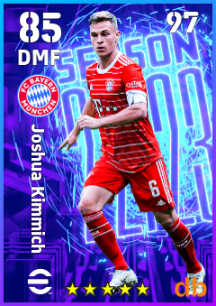 Joshua Kimmich — DMF, OVR 85, MAX 97