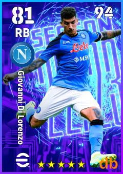 Giovanni Di Lorenzo — RB, OVR 81, MAX 94