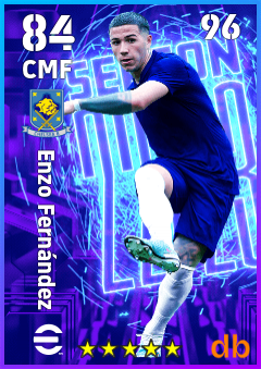 Enzo Fernández — CMF, OVR 84, MAX 96