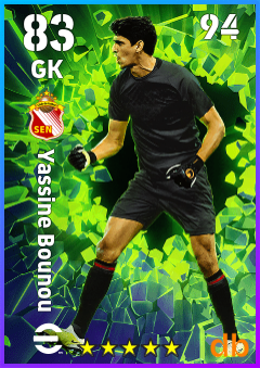 Yassine Bounou — GK, OVR 83, MAX 94