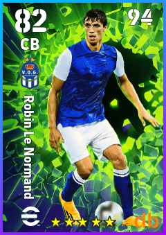 Robin Le Normand — CB, OVR 82, MAX 94