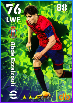 Abde Ezzalzouli — LWF, OVR 76, MAX 88
