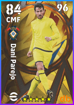 Dani Parejo — CMF, OVR 84, MAX 96
