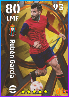 Rubén García — LMF, OVR 80, MAX 93