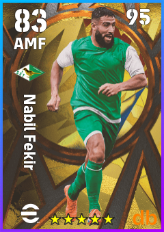 Nabil Fekir — AMF, OVR 83, MAX 95