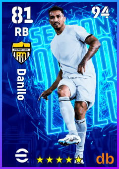 Danilo eFootball player card