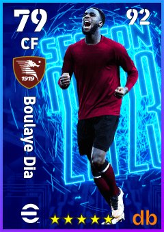 Boulaye Dia — CF, OVR 79, MAX 92