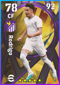 Rodrigo — CF, OVR 78, MAX 92