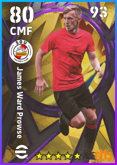 James Ward Prowse — CMF, OVR 80, MAX 93